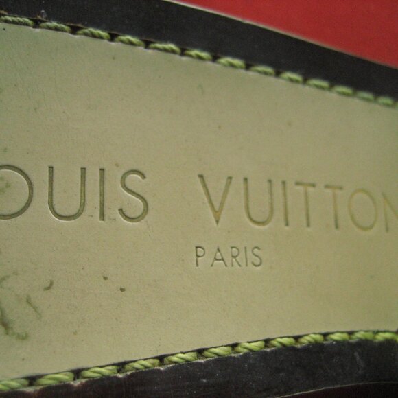 Women's LOUIS VUITTON Open Toe kitten heel slip on shoes EUR 36, US 5 - Picture 10 of 11
